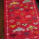 Moroccan red wool rug – Bohemian decoration for small spaces