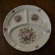 Limoges porcelain compartmented round dish