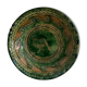 Tito Ubeda Spanish green ceramic fruit cup