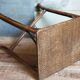 Table-desserte d'appoint en rotin ancienne