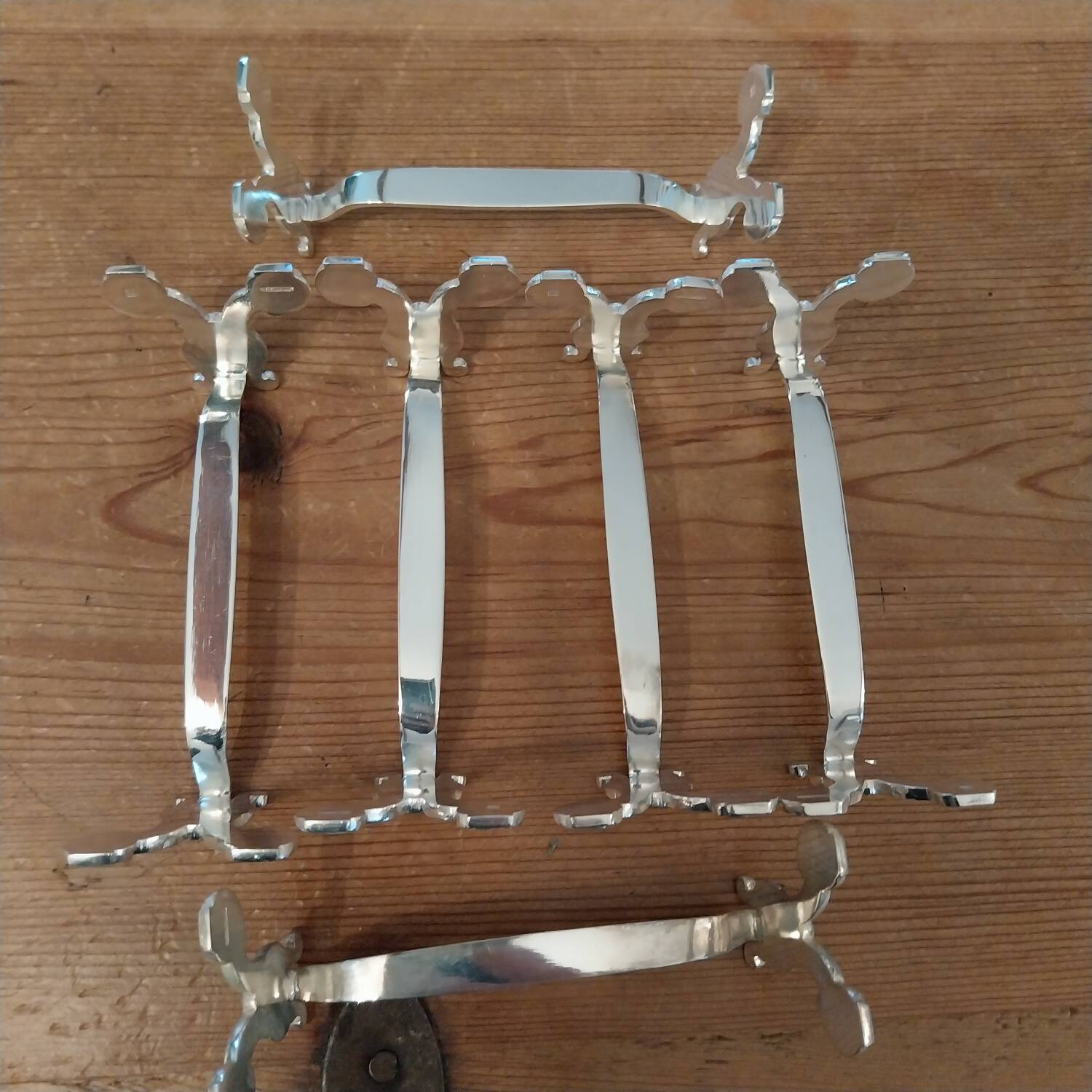 Christofle silver metal knife holders