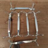 Christofle silver metal knife holders