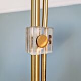 Eyeball double arc floor lamp in brass, GEPO (Netherlands), 1970s