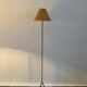 Lampadaire corde tripode vintage