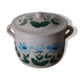 Hand-painted rustic soup