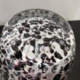 Purple glass vase by La Rochere