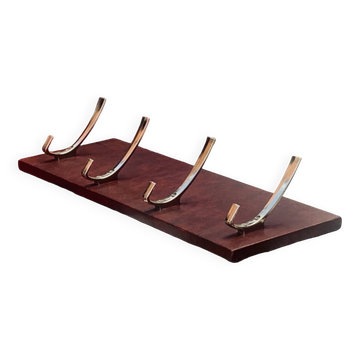 Vintage wall coat rack - 4 hooks