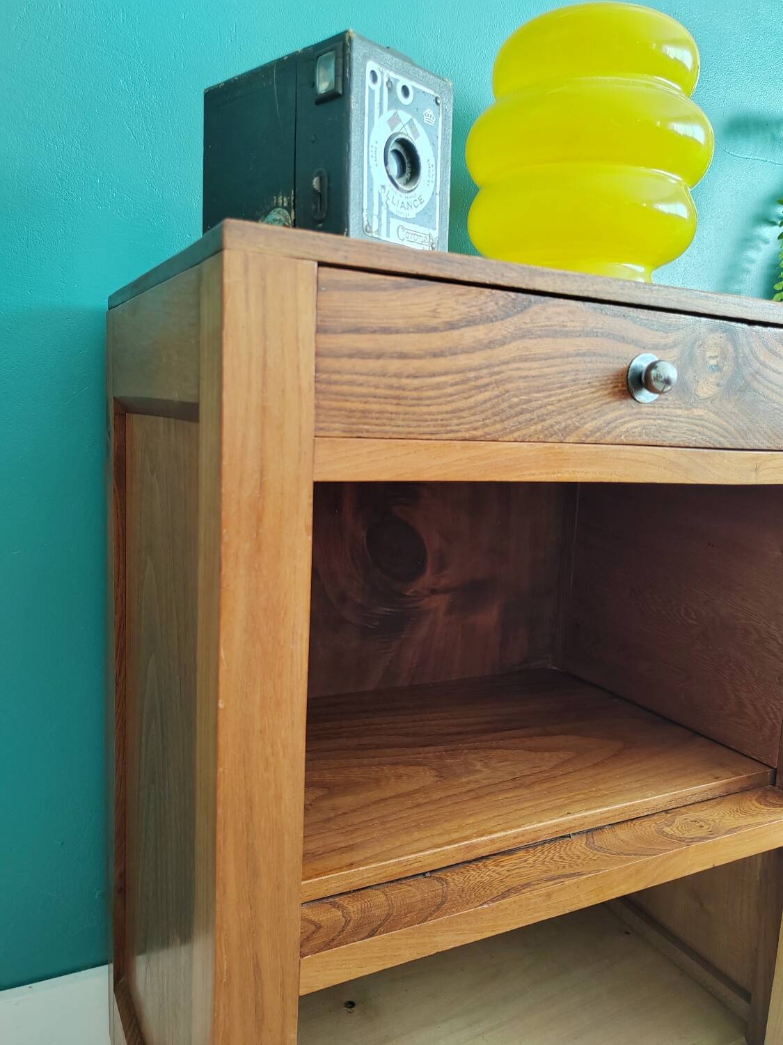 Vintage nightstand bedside table