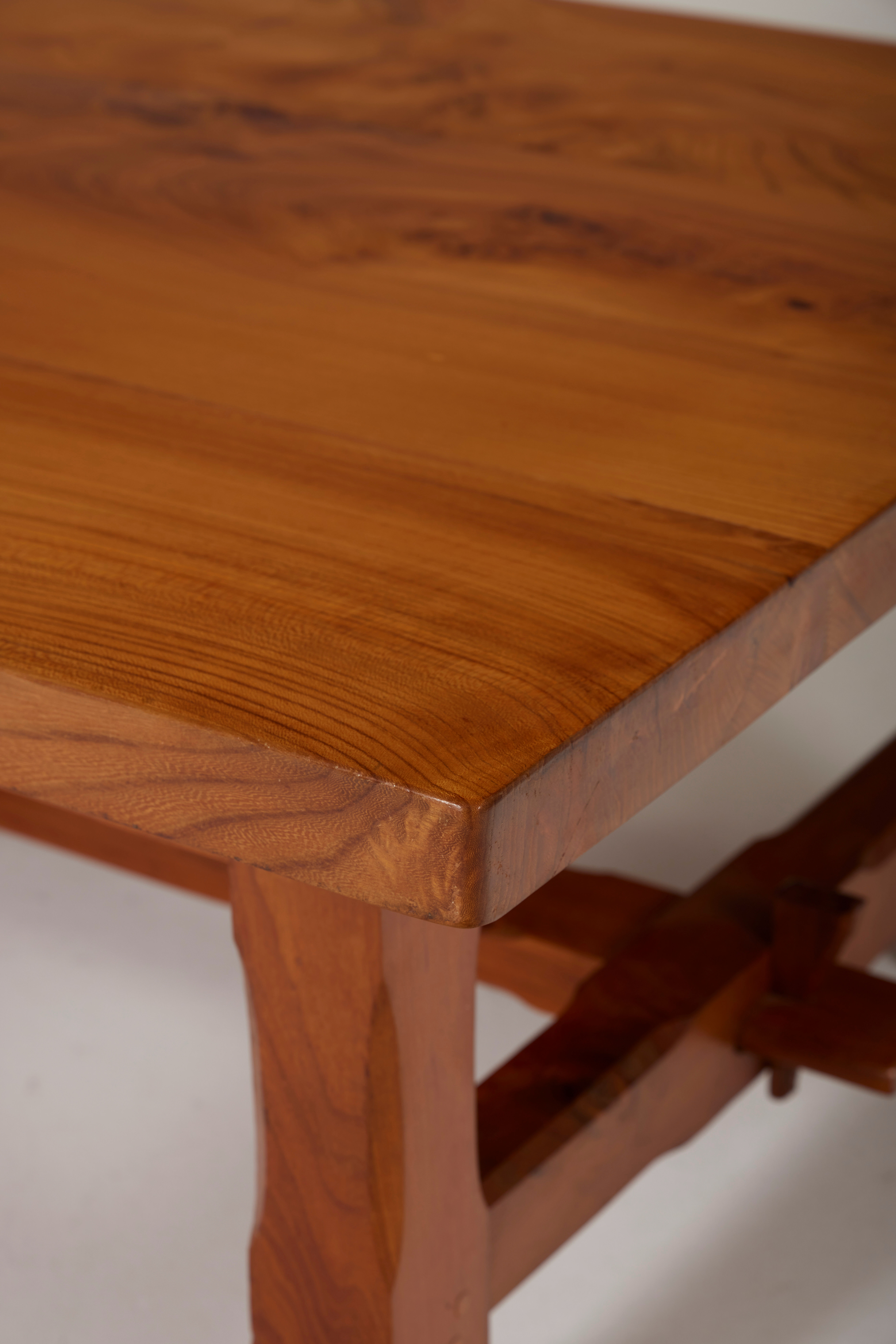 Solid wood coffee table, 1960s