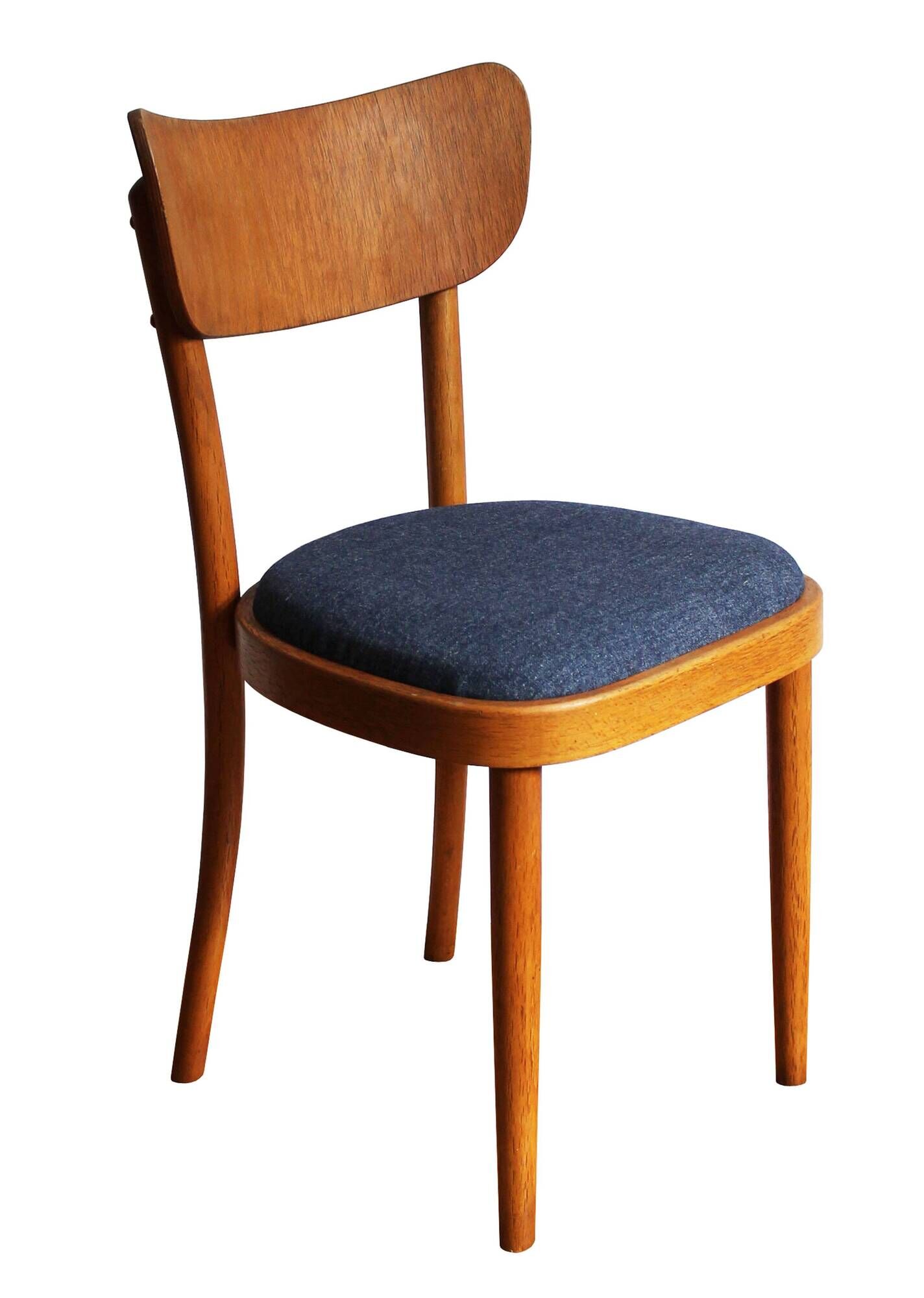 Czechoslovak chair in beech by UP Rousínov, 1960s