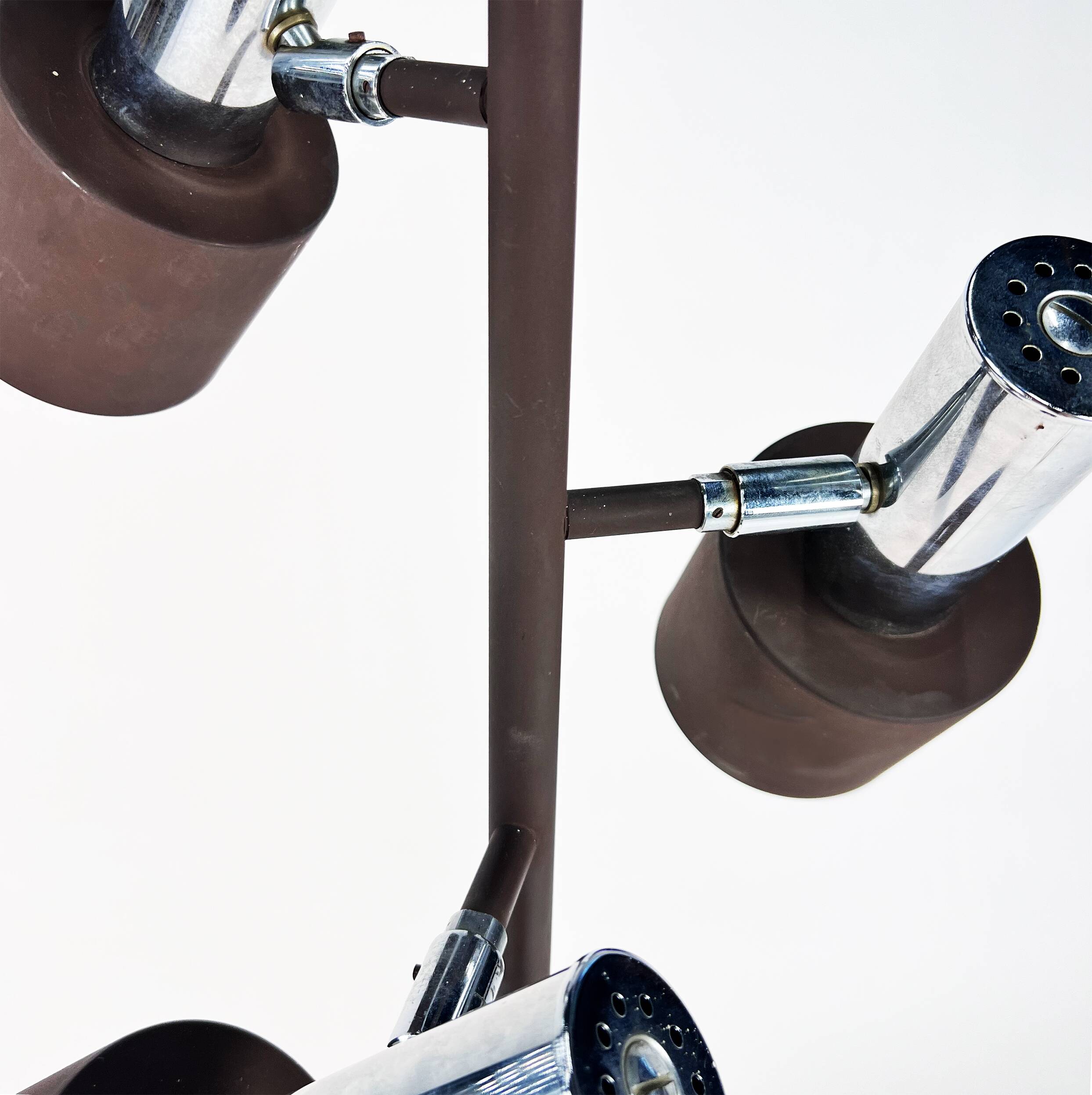 Wilko/Solken Leuchten Floor Lamp with Adjustable Lamps, 1970s