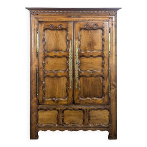 Armoire bretonne en merisier - fin