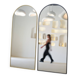 Black Arc Mirror 180x100 cm