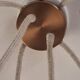 Handcrafted suspension cascade 6 lights "Moroccan Basket"