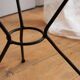 Table tripode en rotin