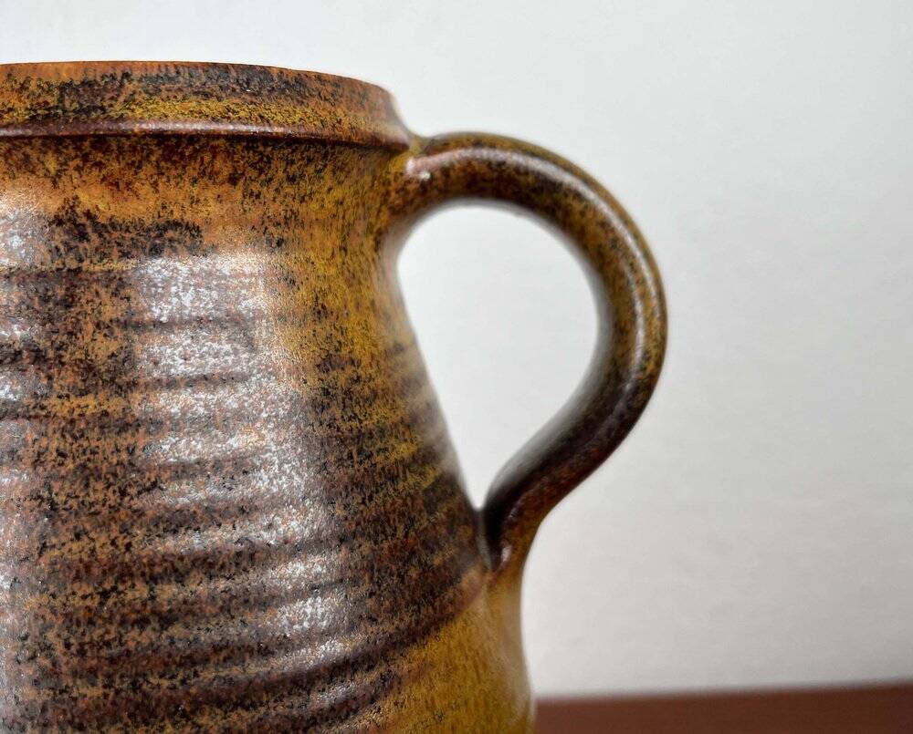 Ceramic Jug and Bowl Set, German Mid-Century Trenck Keramik Kellinghusen, 1960s, Set of 2