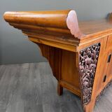 Antique Japanese Pine Console Buffet 20th Century
