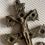 18th century bronze reliquary cross of Caravaca