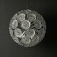 Vintage crystal dandelion lustre, Italy, 1960s