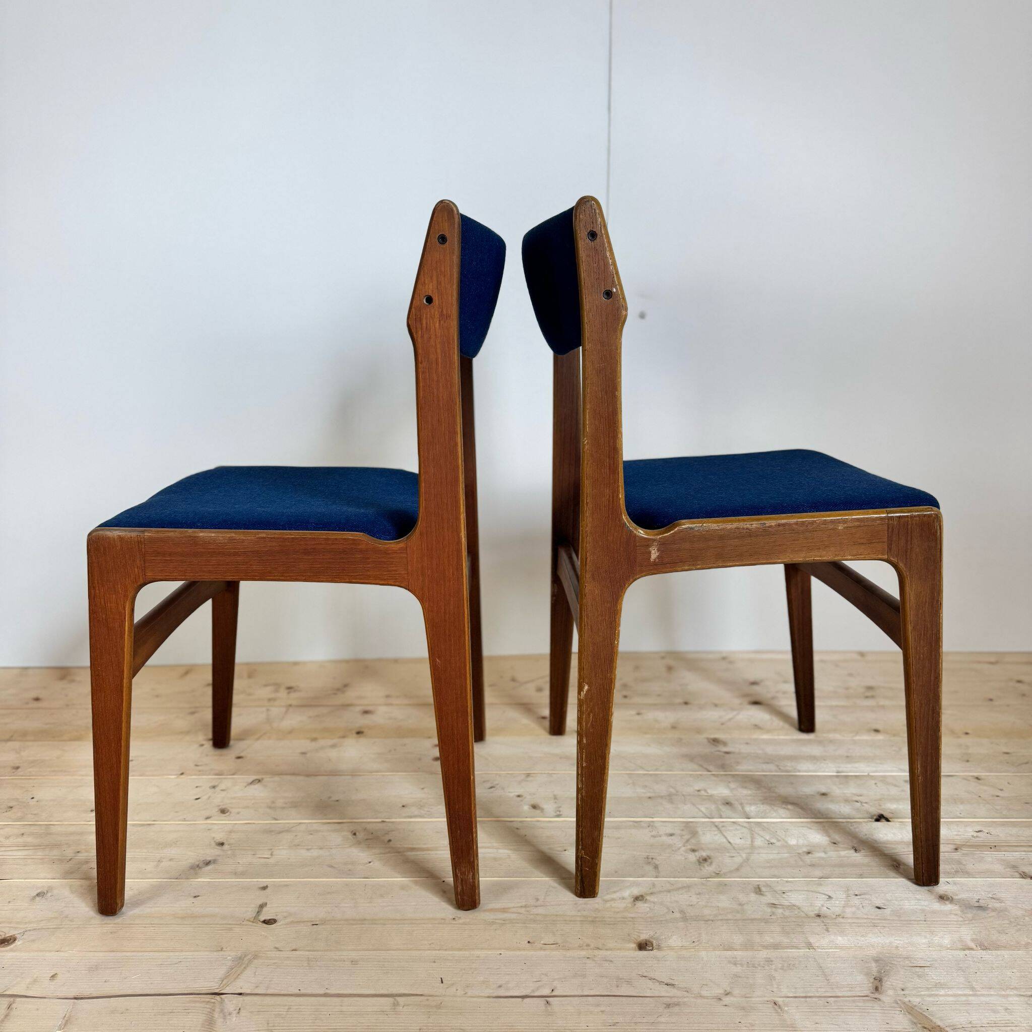 Set of six vintage chairs, Denmark, 1960s