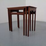 Danish Teak Nesting Tables, 1960s, Set of 3