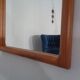 Large Cathedral Teak Mirror by Kai Kristiansen for Vildbjerg Møbelfabrik, 1960s