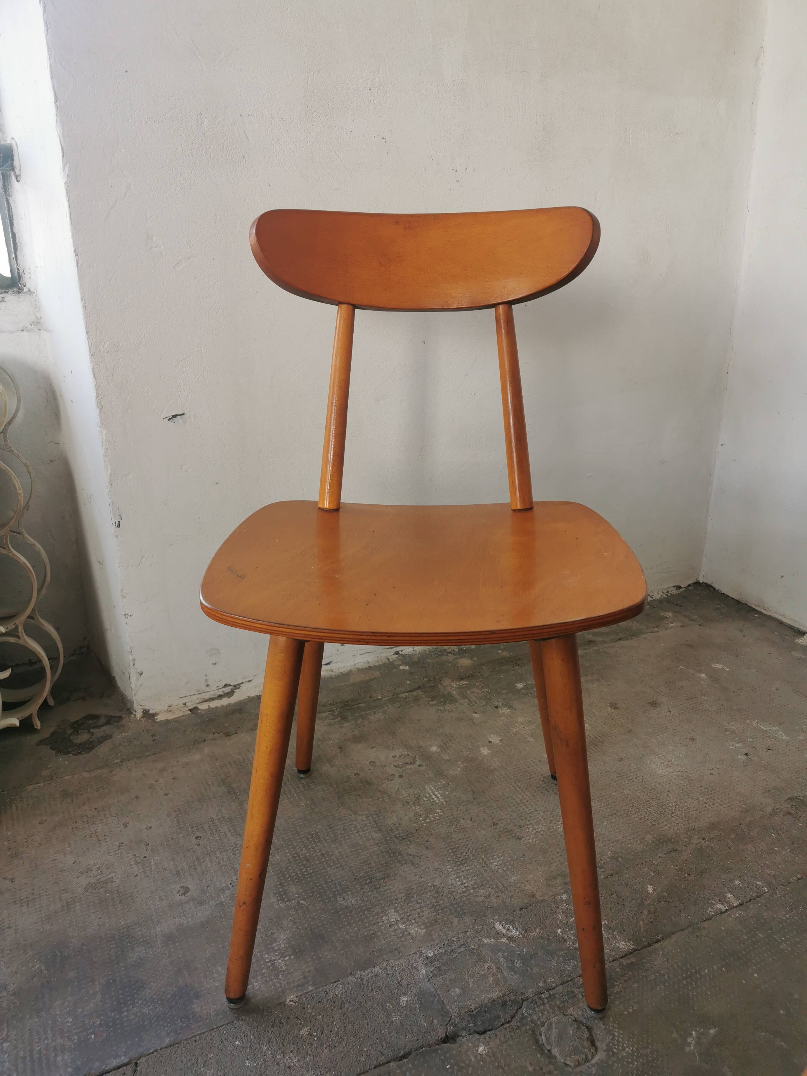 Set of 4 Hiller chairs, vintage 1960
