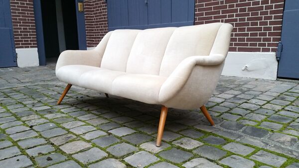 Canapé sofa années 50/60 original vintage design Organique