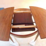 Table ronde extensible vintage
