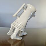 Anthropomorphic jug in slipware