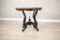 Antique Walnut Side Table with Veneered Top, 1890s