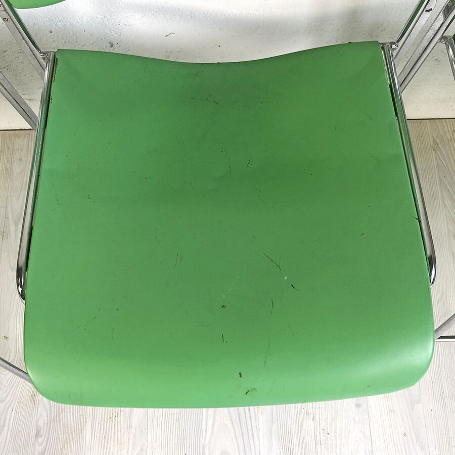 4 Green chairs 40/4 by David Rowland