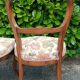 Pair of Louis XV chairs in carved walnut.