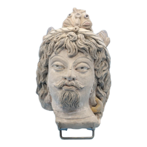 Buste indo-grec gandhara tête