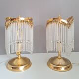 Paire de lampes de chevet classiques
