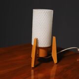 Mid century rocket desk lamp by Drevo Humpolec, Czechoslovakia, 1960´s