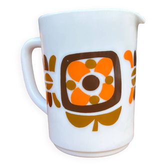 Orange Mobil Pitcher