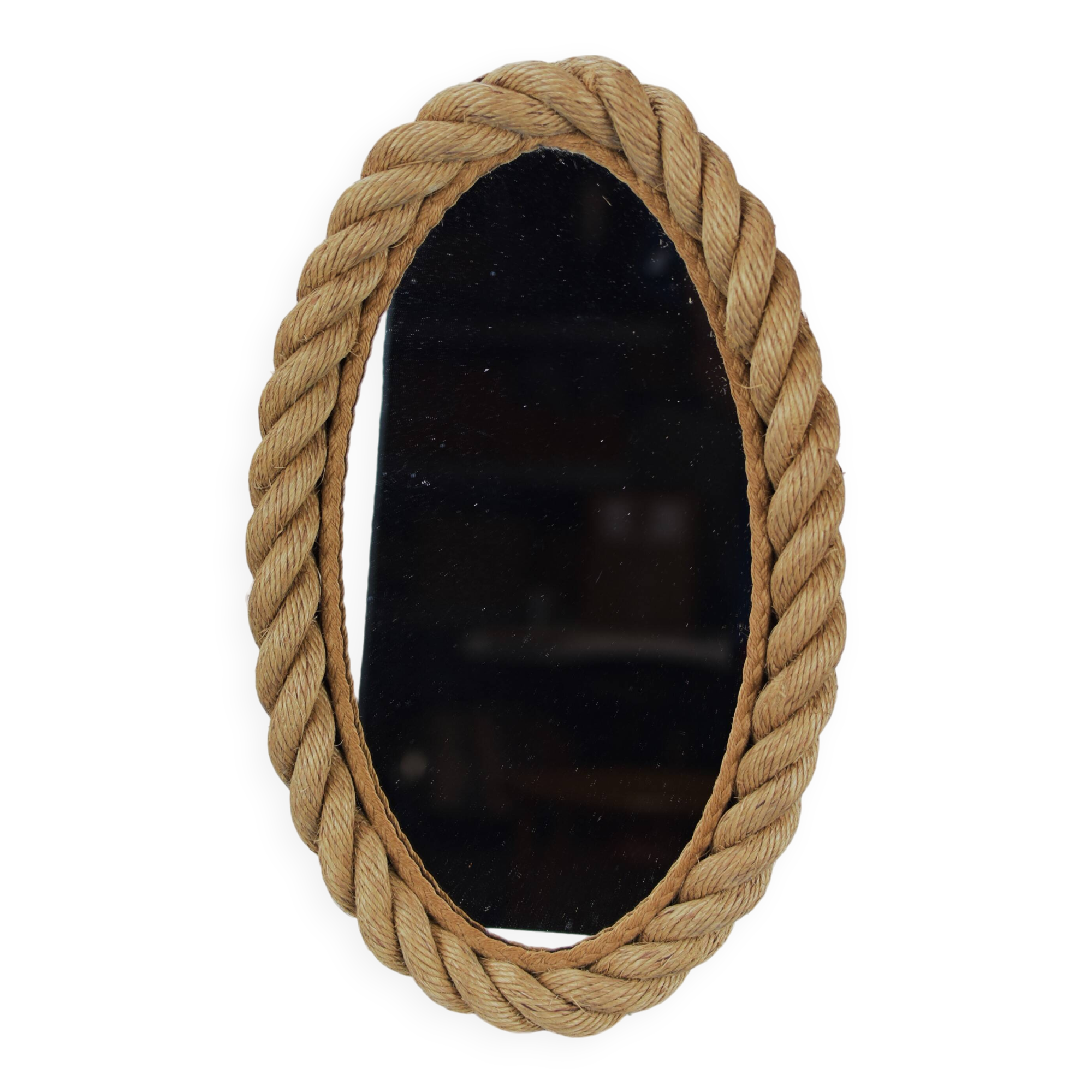 Audoux et Minet oval rope mirror