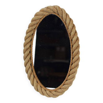 Audoux et Minet oval rope mirror