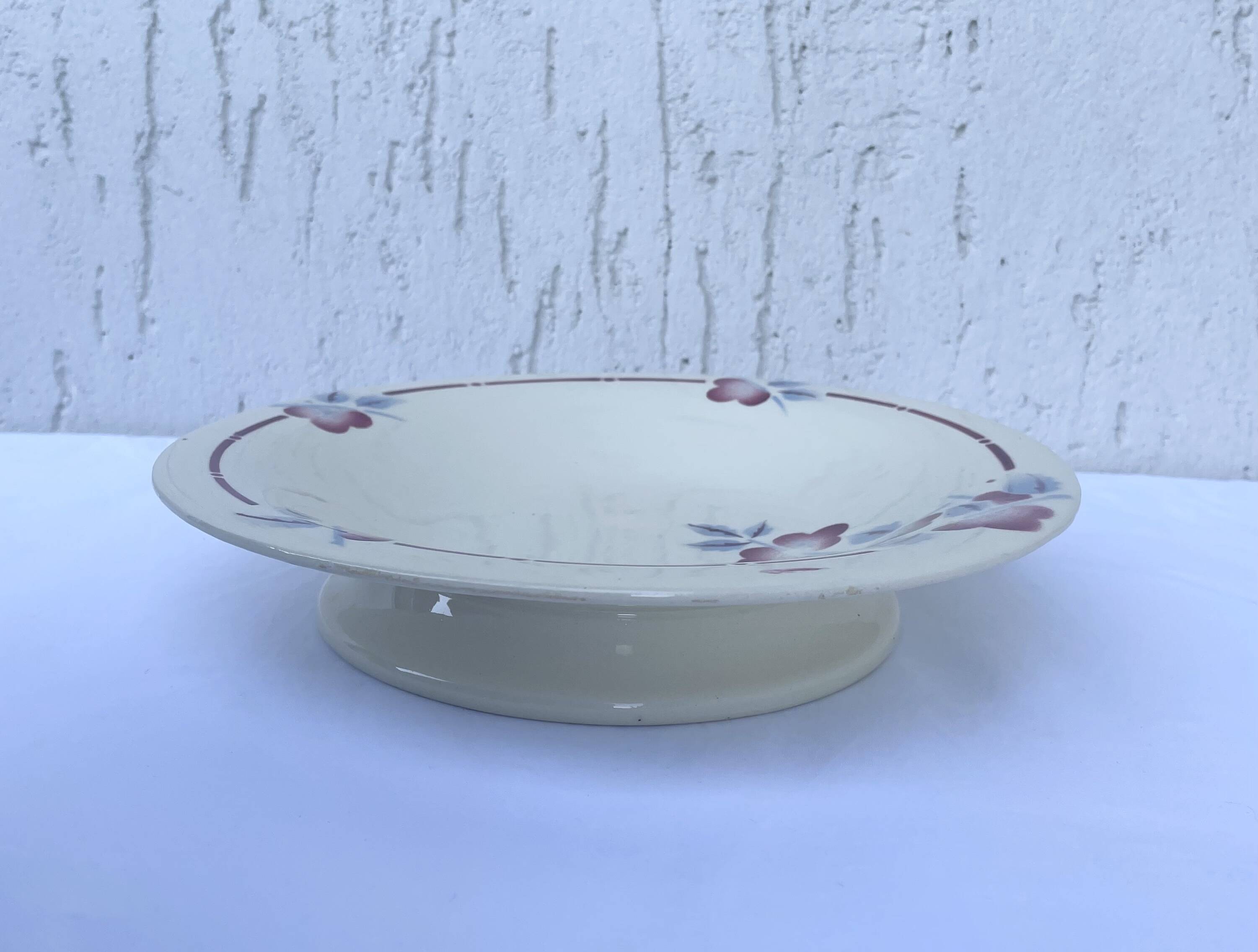 Ceranord St Amand pedestal plate model Nigeria 1920