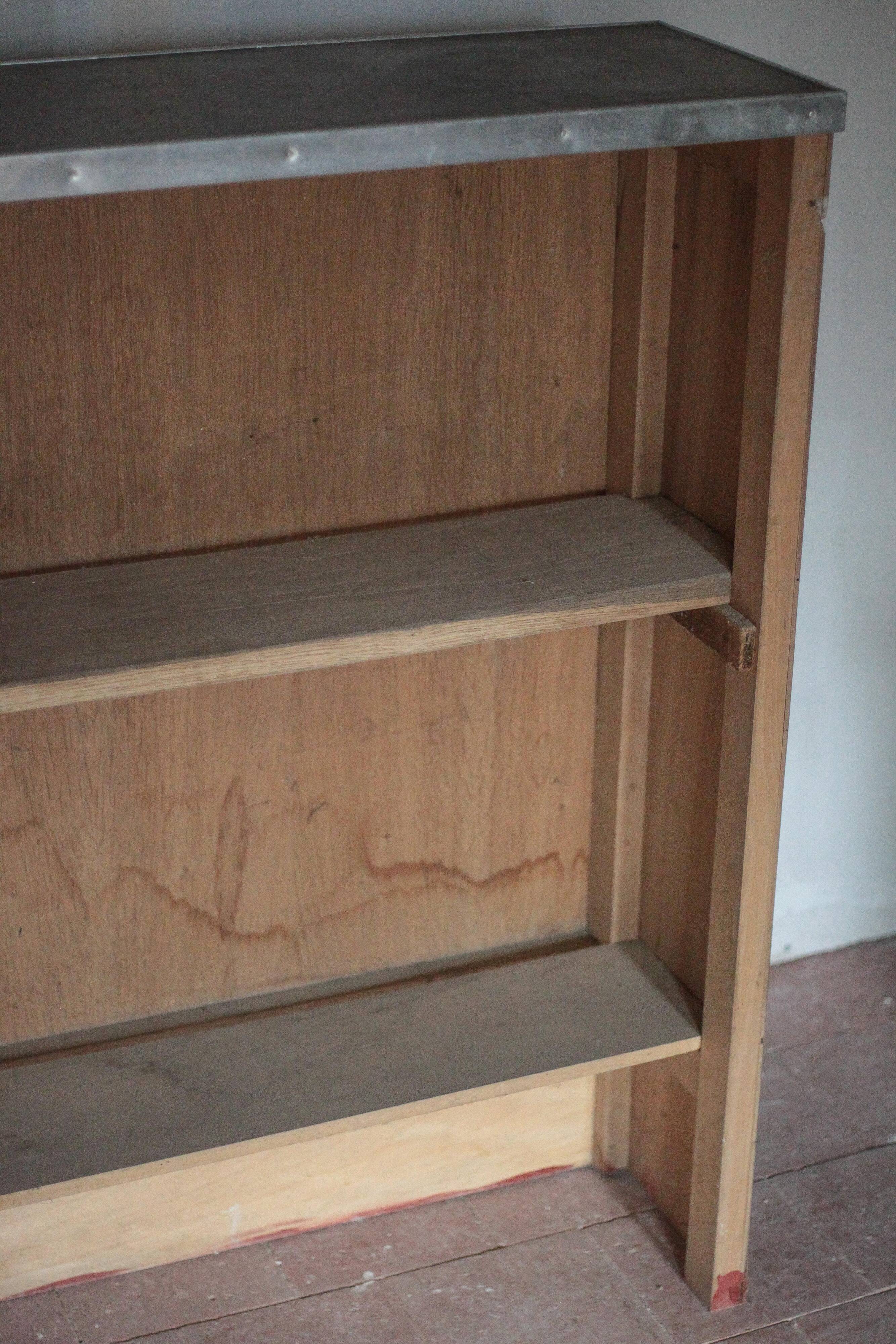 Vintage wooden bar counter