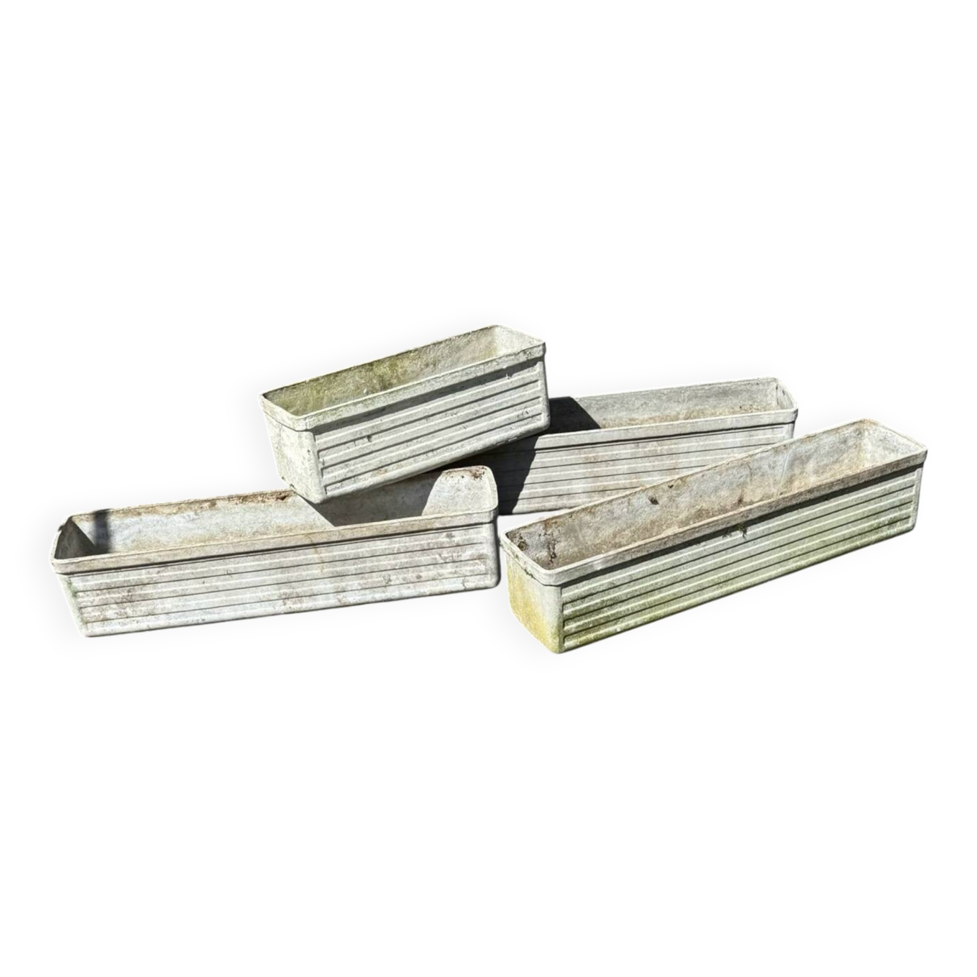 Fiber cement planters 1970 Design Willy Gulh