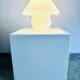 Opaline Mushroom Table Lamp By Paolo Venini For Murano, Italy, 1970S