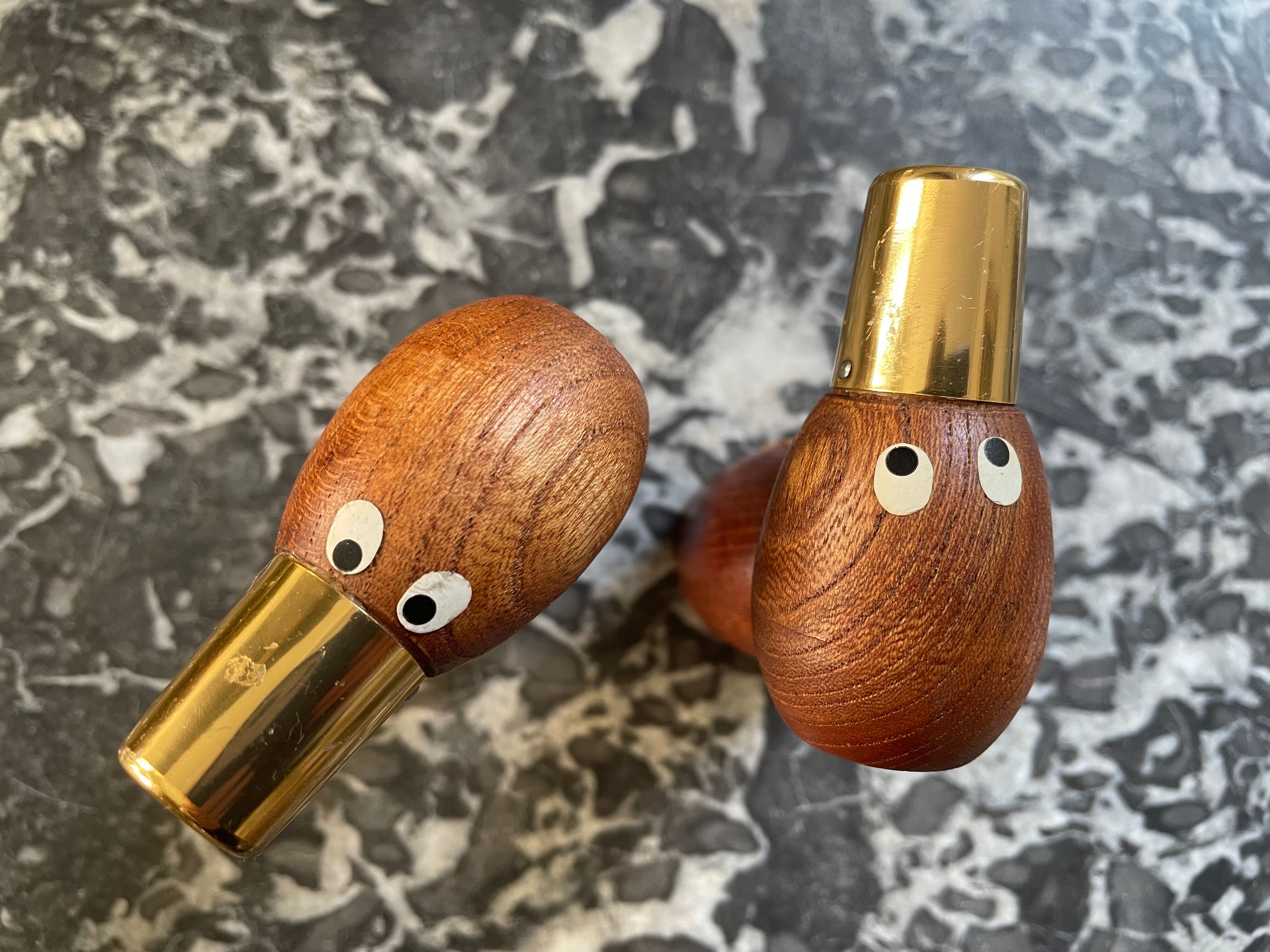 Scandinavian saliere & pepper duo