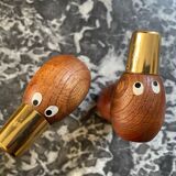 Scandinavian saliere & pepper duo
