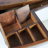 Empire chest of drawers of polished mahogany, 1820