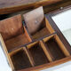 Empire chest of drawers of polished mahogany, 1820