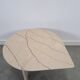 Marmeren druppelvormige tafel