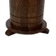 Vintage oak plant table low stool 70s design
