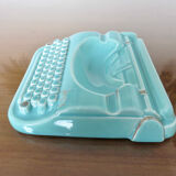 Ashtray japy machinę to write ceramic 50s 60s